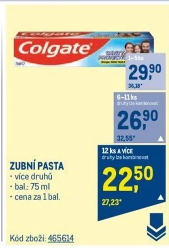 Makro ZUBNÍ PASTA nabídka