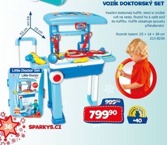 Sparkys VOZÍK DOKTORSKÝ SET nabídka