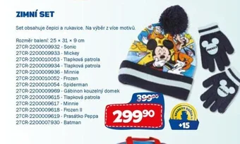 Sparkys ZIMNÍ SET nabídka