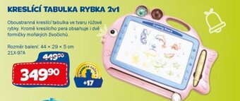 Sparkys KRESLÍCÍ TABULKA RYBKA 2v1 nabídka