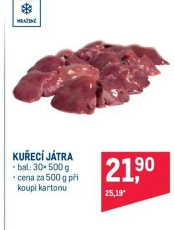 Makro KUŘECÍ JÁTRA nabídka