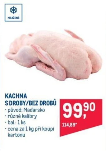 Makro KACHNA S DROBY/BEZ DROBŮ nabídka