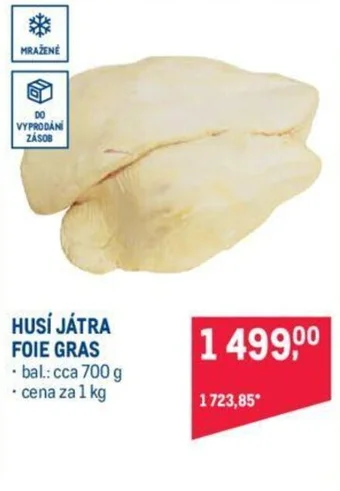 Makro HUSÍ JÁTRA FOIE GRAS nabídka