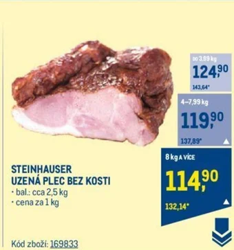 Makro STEINHAUSER UZENÁ PLEC BEZ KOSTI nabídka