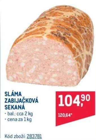 Makro SLÁMA ZABIJAČKOVÁ SEKANÁ nabídka