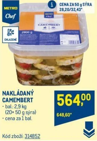 Makro NAKLÁDANÝ CAMEMBERT nabídka