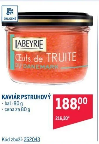 KAVIÁR PSTRUHOVÝ