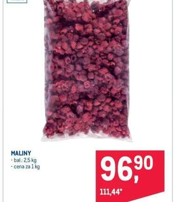 Makro MALINY nabídka