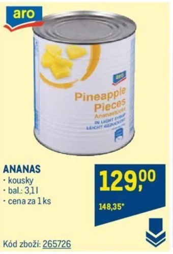Makro ANANAS nabídka