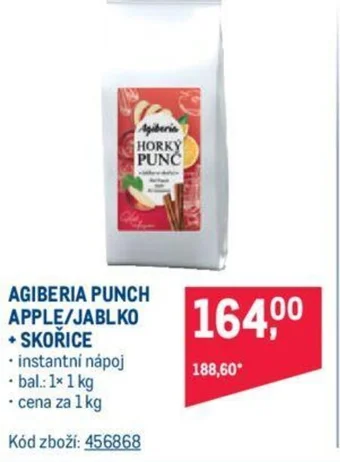 Makro AGIBERIA PUNCH APPLE/JABLKO + SKOŘICE nabídka