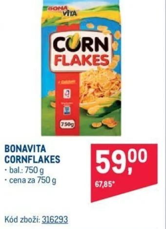Makro BONAVITA CORNFLAKES nabídka