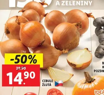 Lidl Cibule žlutá nabídka