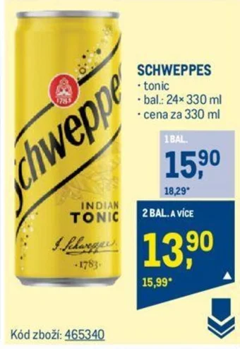 Makro SCHWEPPES nabídka