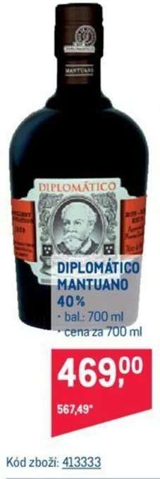 Makro DIPLOMÁTICO MANTUANO 40% nabídka