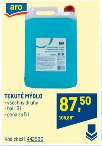 Makro TEKUTÉ MYDLO nabídka