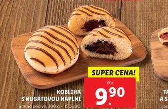 Lidl Kobliha s nugátovou náplní nabídka
