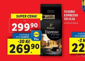 Lidl Tchibo espresso sicilia nabídka
