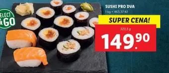 Lidl Sushi pro dva nabídka