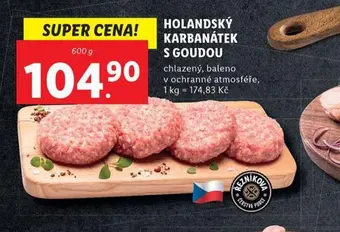 Lidl Holandský karbanátek s goudou nabídka
