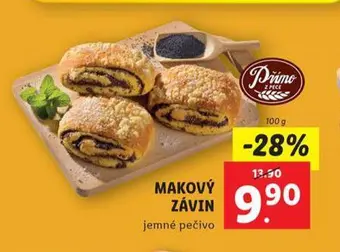 Lidl Makový závin nabídka