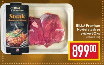 Billa BILLA Premium Hovězí steak ze svíčkové 2 ks nabídka