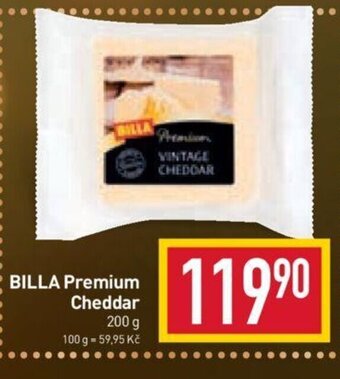 Billa BILLA Premium Cheddar 200 g nabídka
