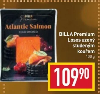 Billa BILLA Premium Losos uzený studeným kouřem 100 g nabídka