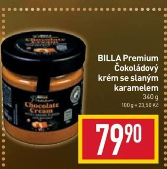 Billa BILLA Premium Čokoládový krém se slaným karamelem 340 g nabídka