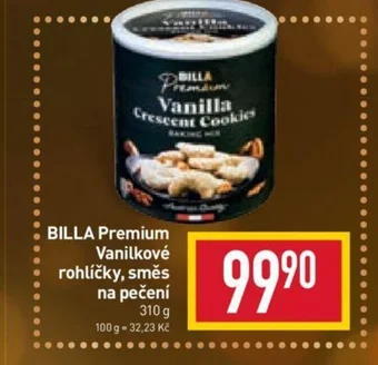 Billa BILLA Premium Vanilkové rohlíčky, směs na pečení 310 g nabídka