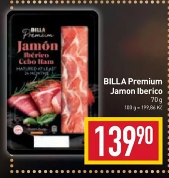 Billa BILLA Premium Jamon Iberico 70 g nabídka