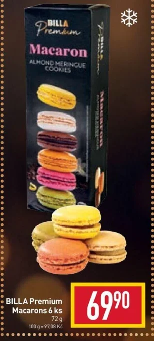 Billa BILLA Premium Macarons 6 ks nabídka