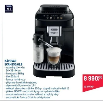 Makro KÁVOVAR ECAM290.61.B nabídka