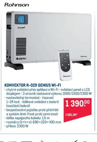 KONVEKTOR R-029 GENIUS WI-FI