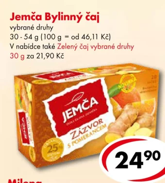 CBA Jemča Bylinný čaj nabídka