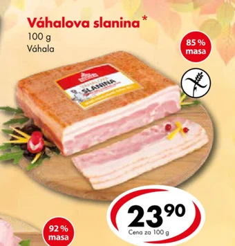 CBA Váhalova slanina nabídka