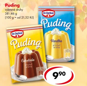 CBA Puding nabídka