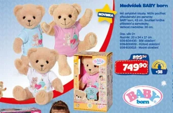 Sparkys Medvídek BABY born nabídka