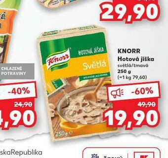 Kaufland Knorr hotová jíška nabídka