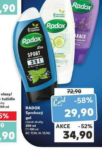 Radox sprchový gel