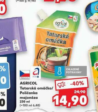 Kaufland Agricol tatarská omáčka / majonéza nabídka