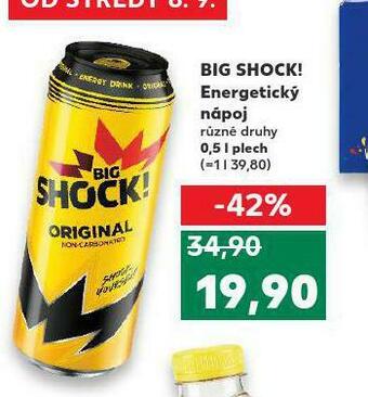 Kaufland Big shock energy drink nabídka