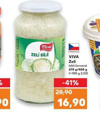 Kaufland Viva zelí nabídka