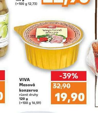 Kaufland Viva masová konzerva nabídka
