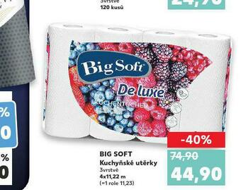 Kaufland Big soft kuchyňské utěrky nabídka