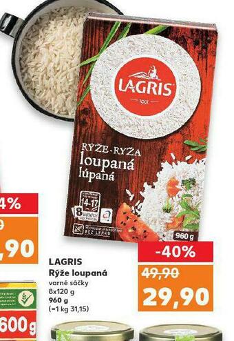 Kaufland Lagris rýže loupaná nabídka