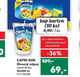 Kaufland Capri sun nabídka