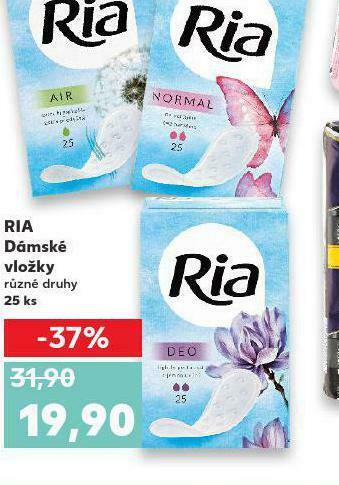 Kaufland Ria dámské vložky nabídka