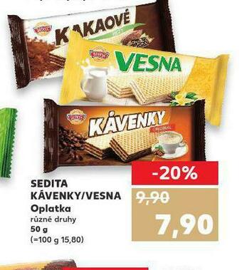 Kaufland Sedita kávenky / vesna nabídka