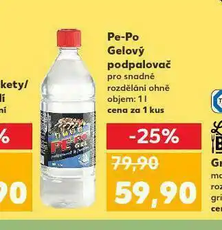 Pe-po gelový podpalovač
