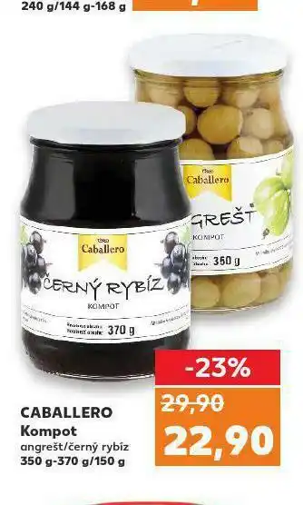 Kaufland Caballero kompot nabídka